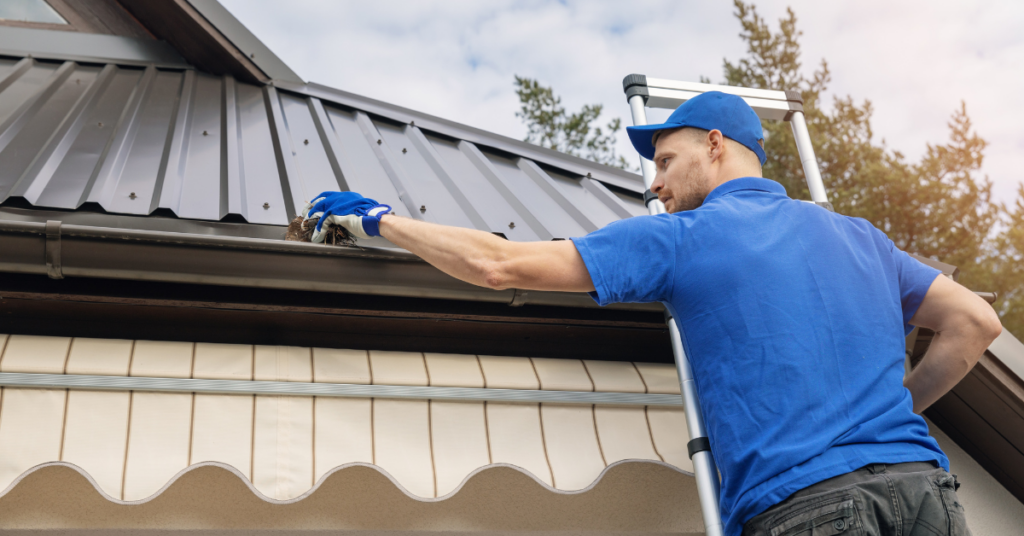 Installation of gutter flashing can help protect your home from leaks.